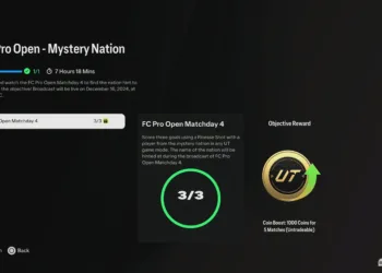Unlocking the FC Pro Mystery Nation Matchday Four Task in EA FC 25