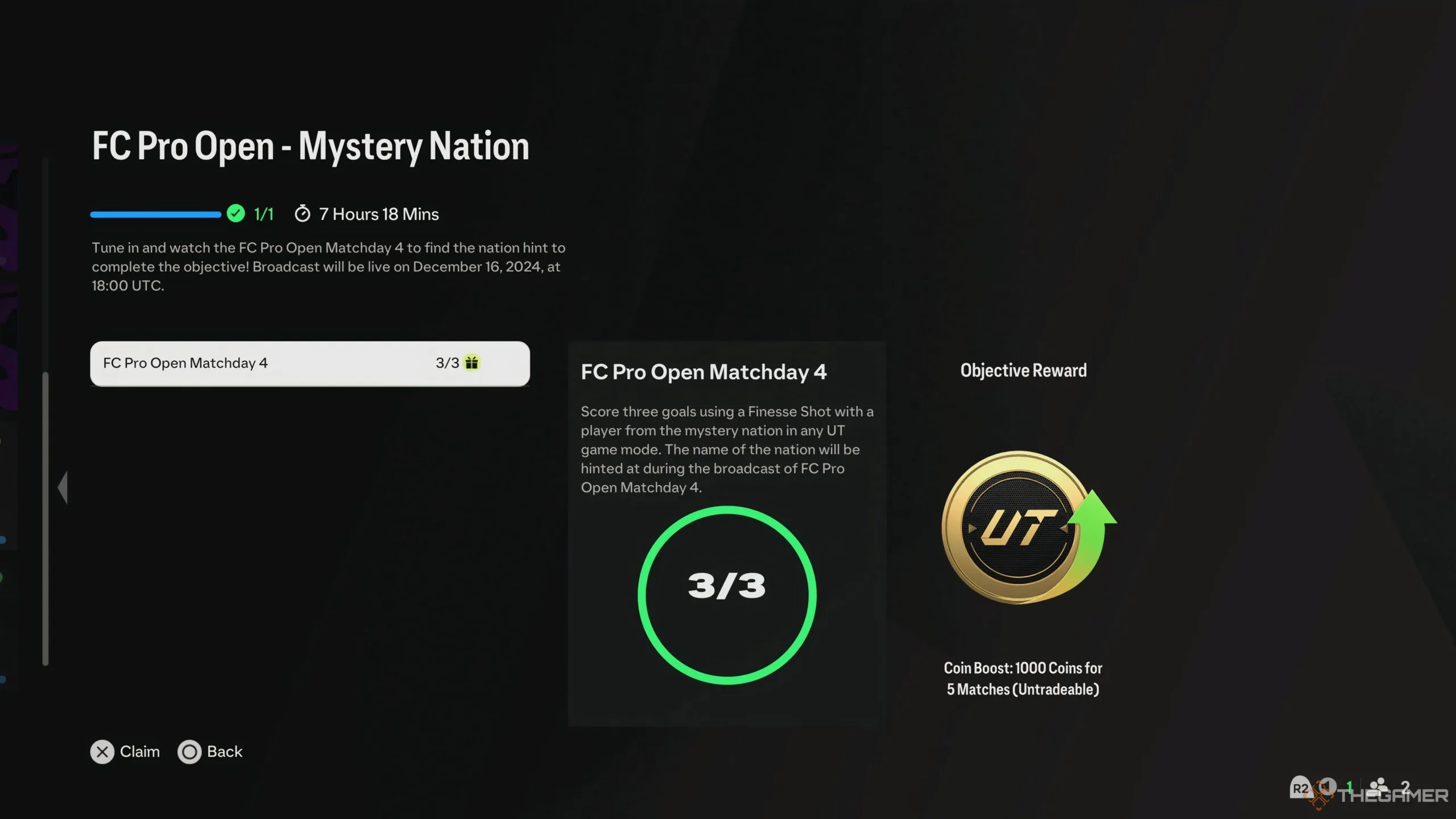 Unlocking the FC Pro Mystery Nation Matchday Four Task in EA FC 25