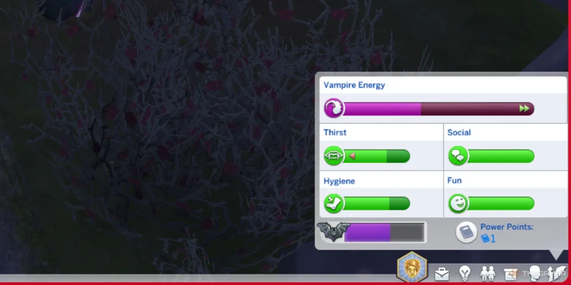 Mastering Vampire Energy and Thirst in The Sims 4