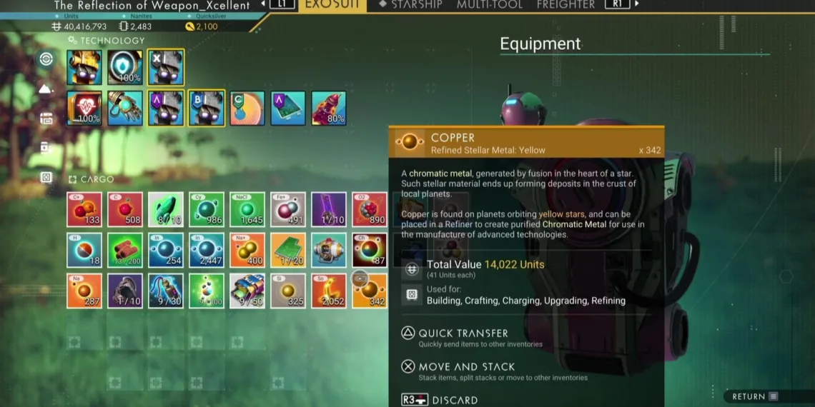 Discover Copper Collection and Its Uses in No Man's Sky