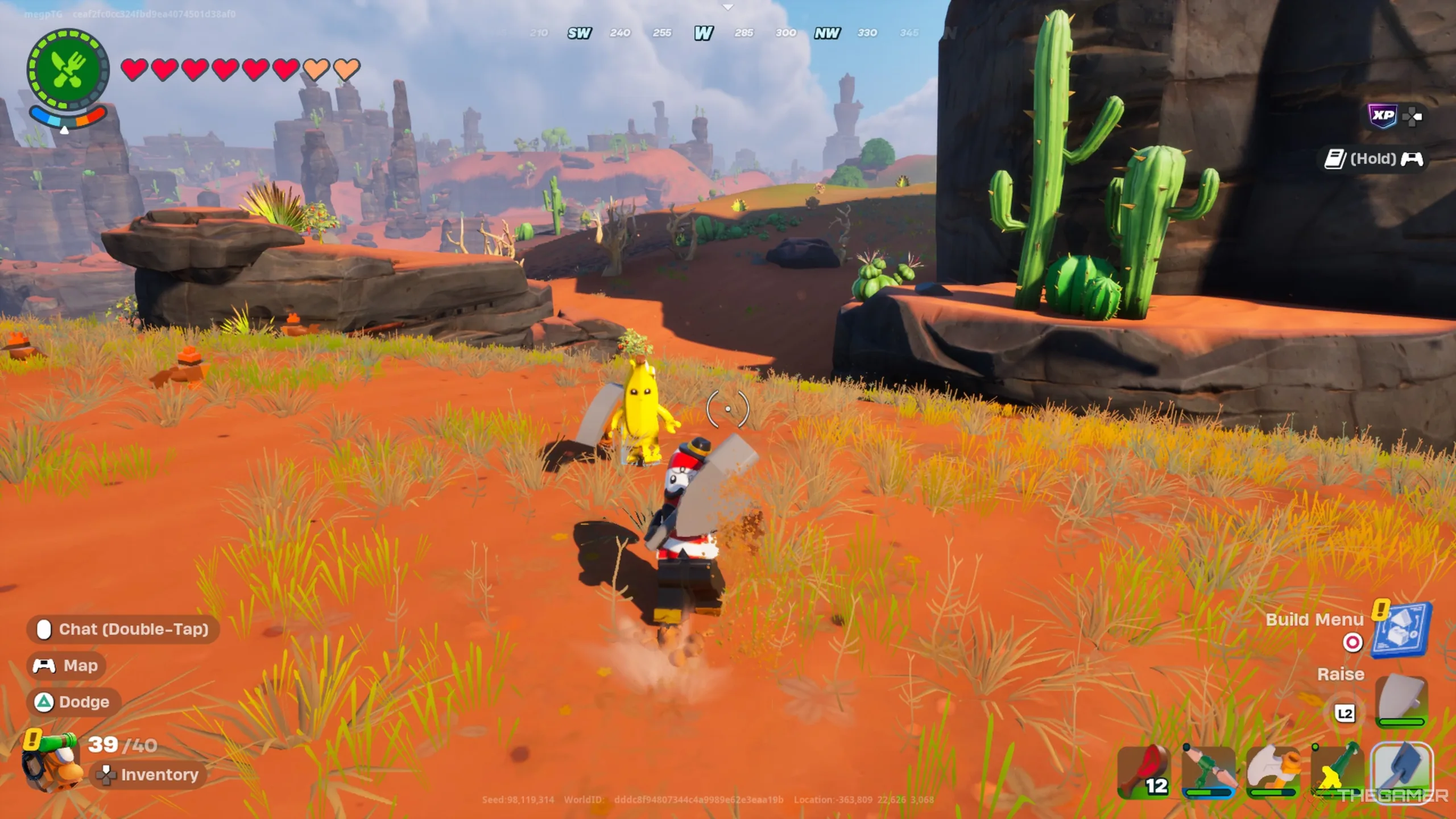 Gathering Sand for Sandstone in LEGO Fortnite Odyssey Guide