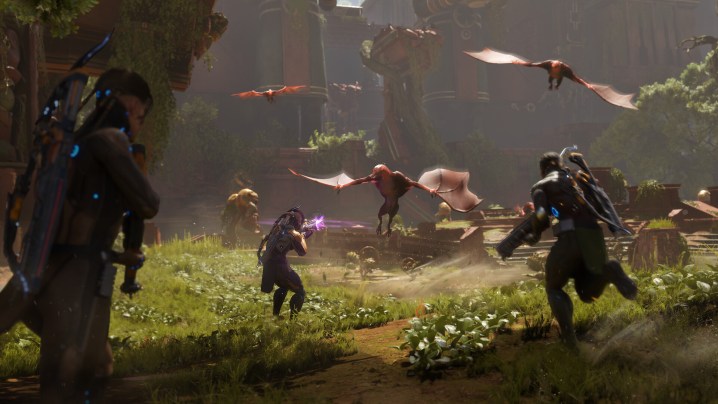 Four Turoks shooting in Turok: Origins.