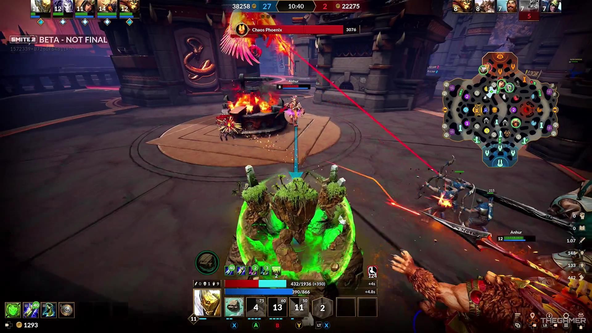 Geb gives himself a formidable shield in Smite 2.
