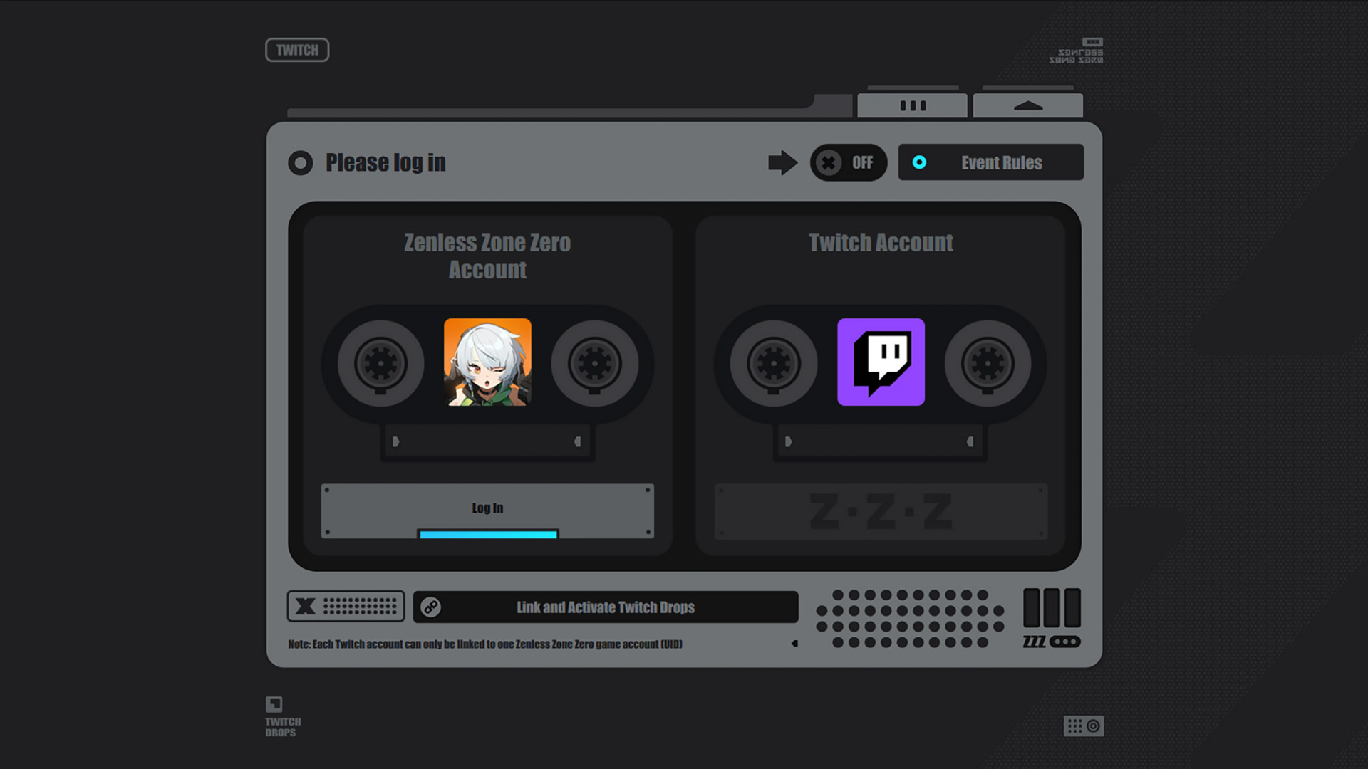 Zenless Zone Zero Twitch Drops Setup