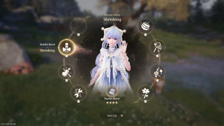 Shrinking outfit featured in Infinity Nikki.