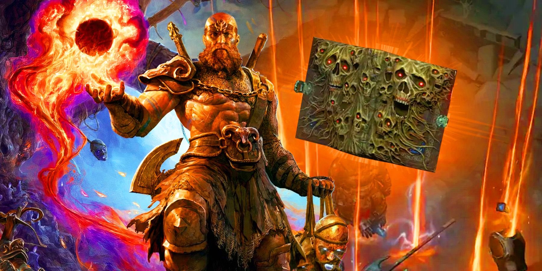 Character from Diablo 4 Season 7 with an item