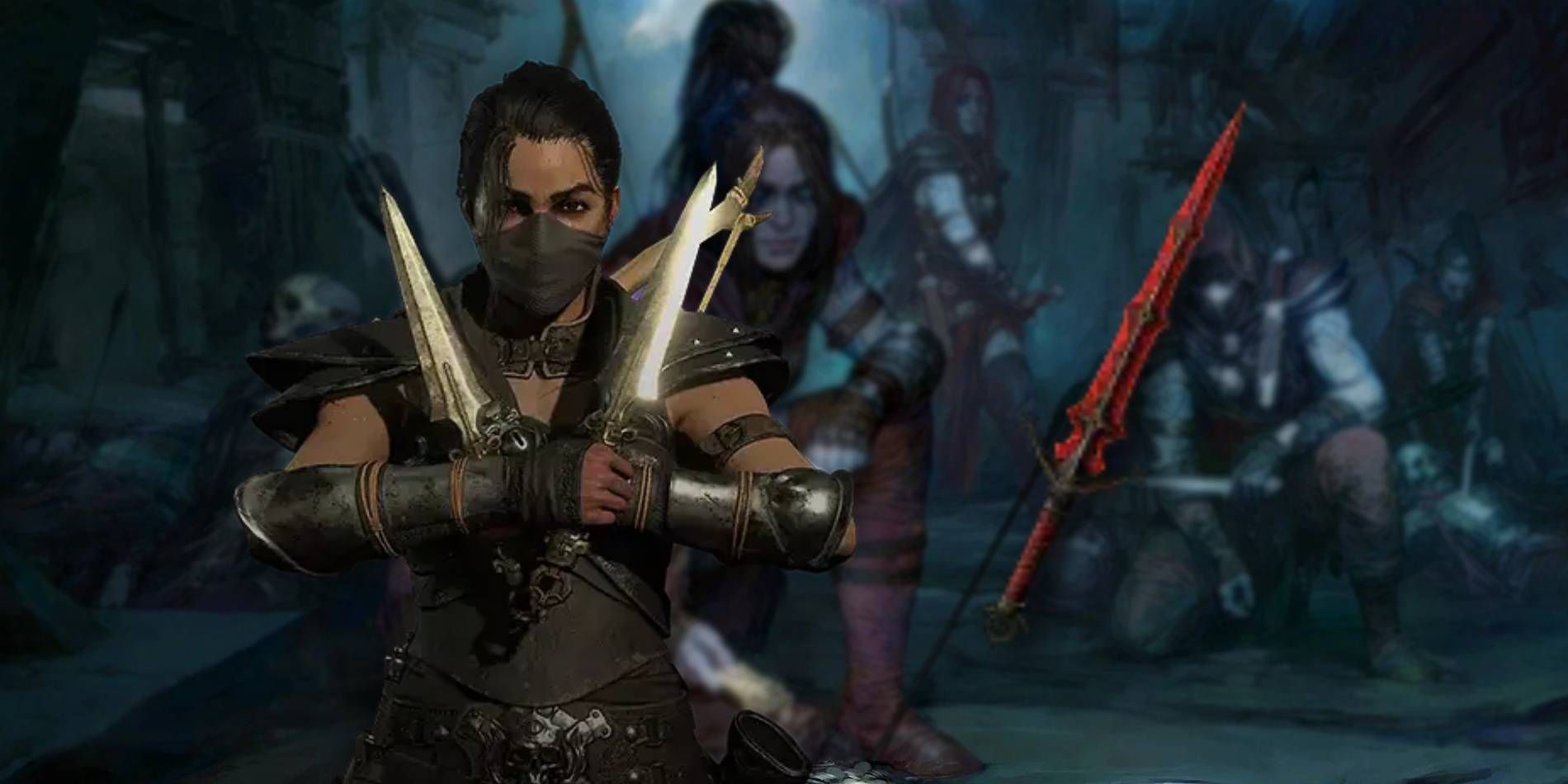 Diablo 4 Rogue character with Umbracrux Dagger Unique item
