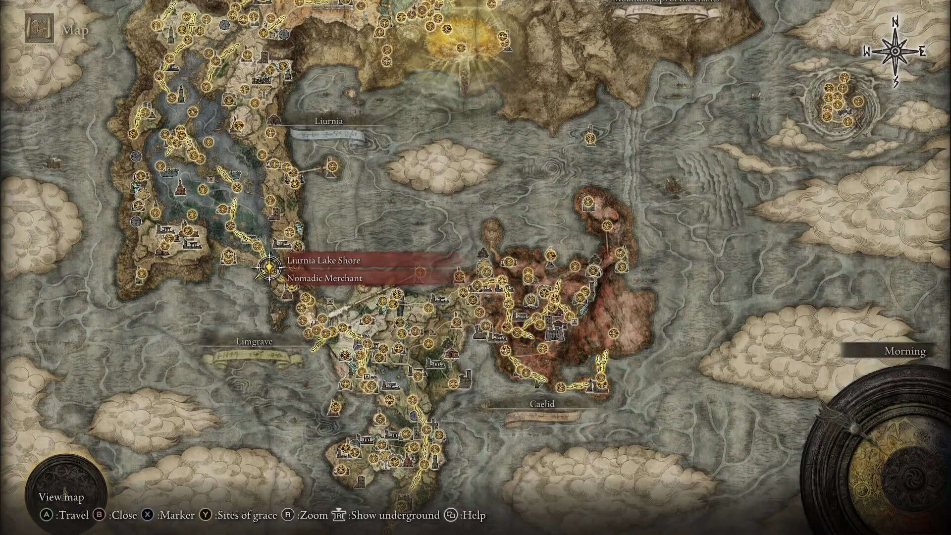 Nomadic Merchant Liurnia location
