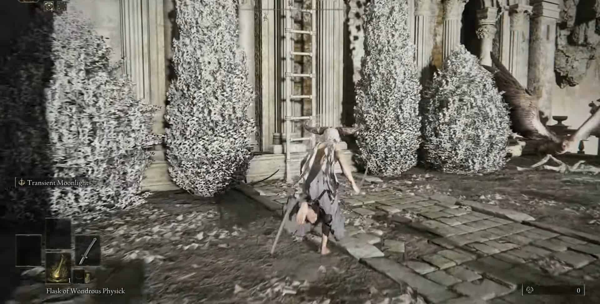 Climb the stairs for the Dragon Towershield