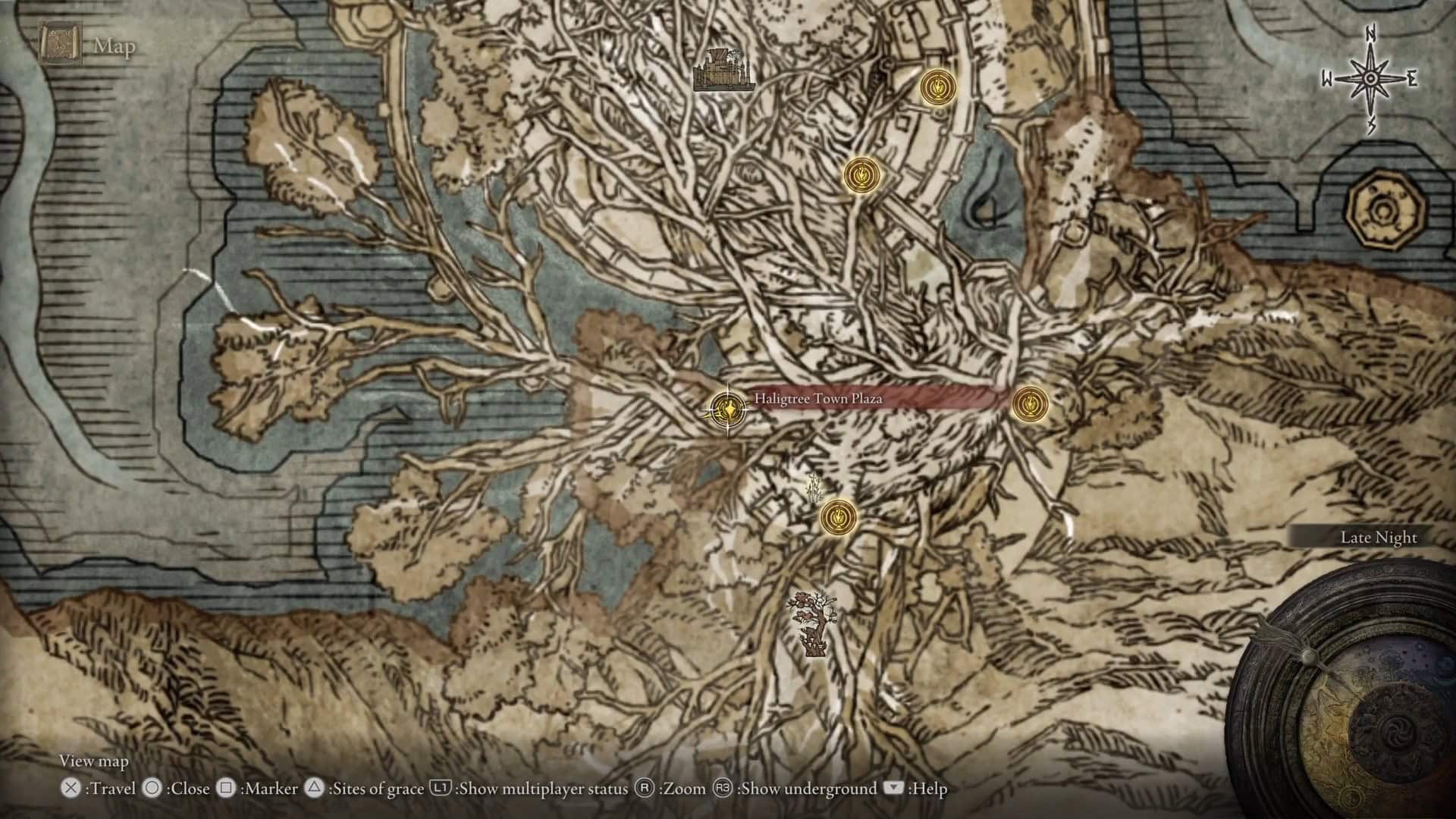 Haligtree Town Plaza location