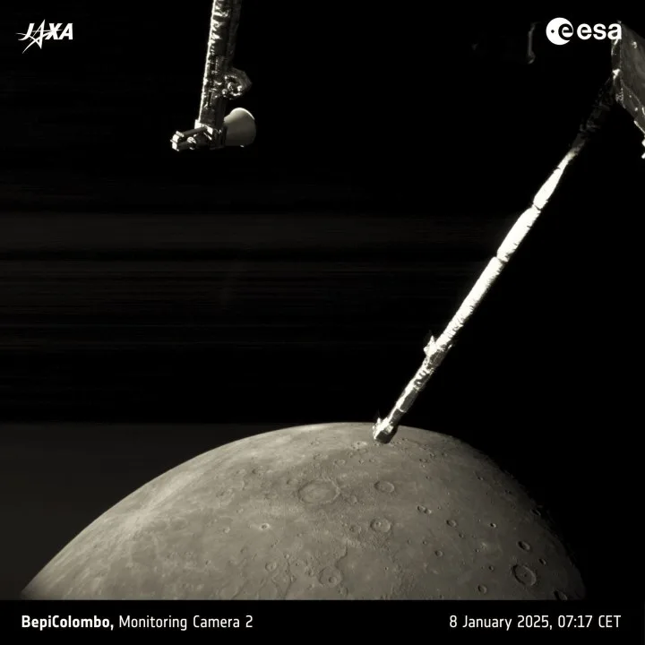 Amazing Images Of Mercury From The BepiColombo Mission