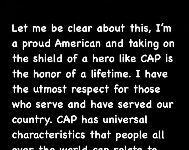 Anthony Mackie Addresses Captain America Comments: 'I'm Proud'