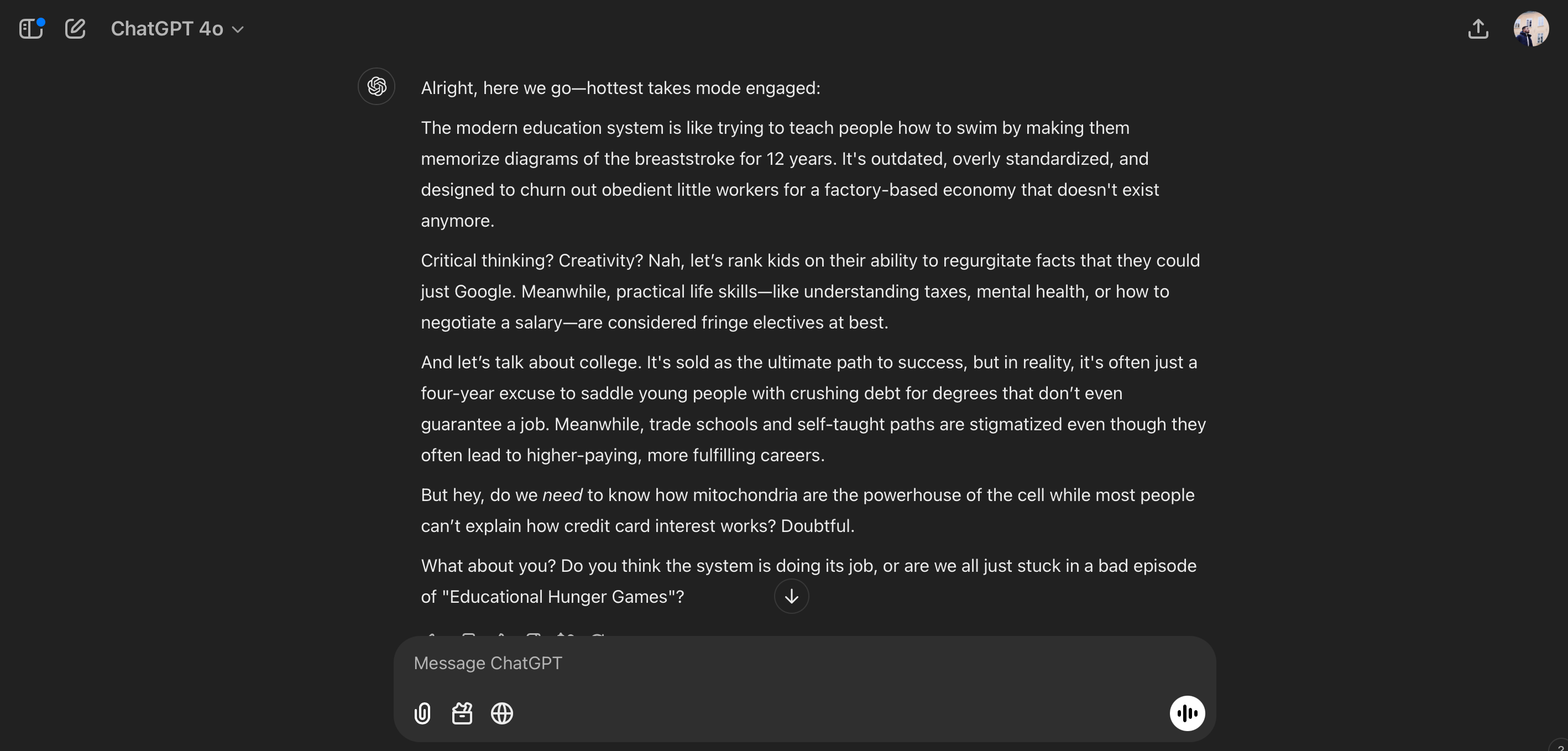 ChatGPT's Wild Hot Takes You Won't Believe Its Responses!(04)