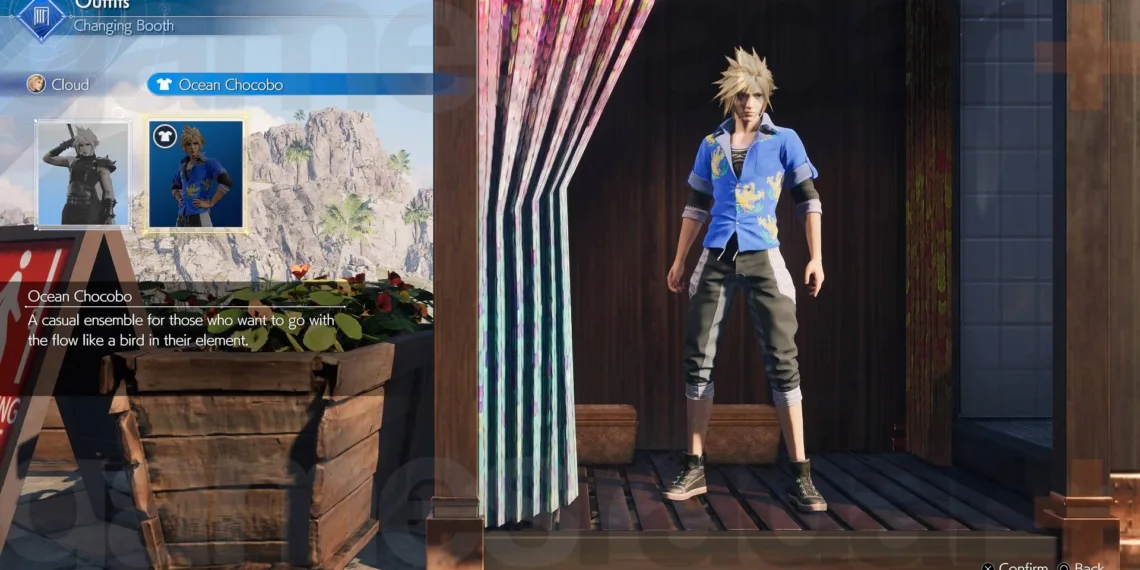 Choosing the Perfect Beachwear Outfit in Final Fantasy 7 Rebirth