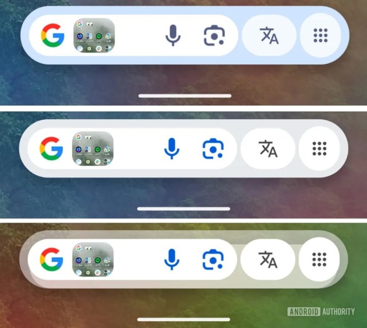 Circle to Search color changes.