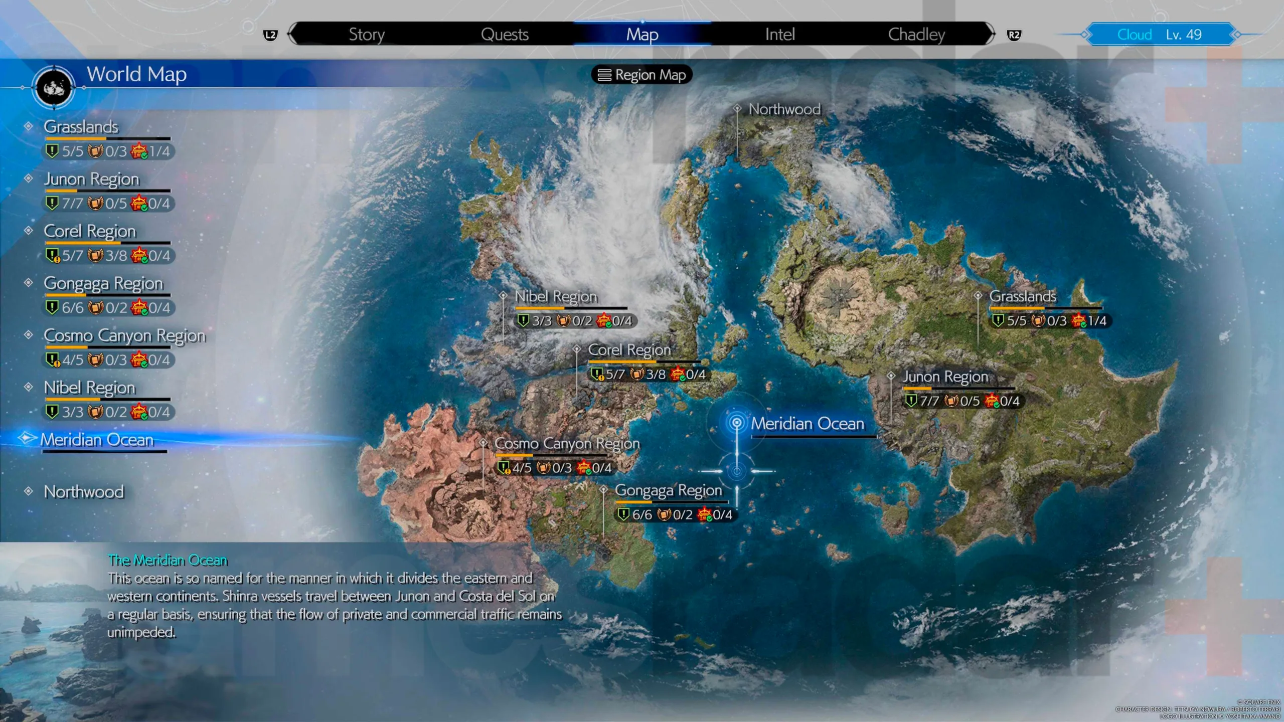 Complete Map of Final Fantasy 7 Rebirth Unveiled