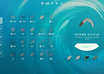 Crafting a Sickle for Efficient Harvesting in Aloft