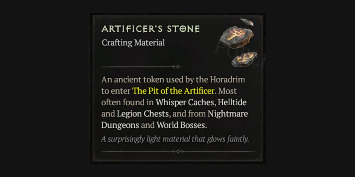 Diablo 4 Season 7: Unlocking Artificer’s Stones Made Easy