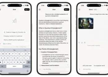 Grok Unveils Sleek New AI App: User-Friendly and Well-Designed