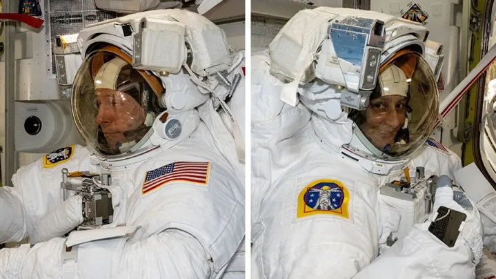 NASA Astronauts Repair X-Ray Telescope Outside ISS