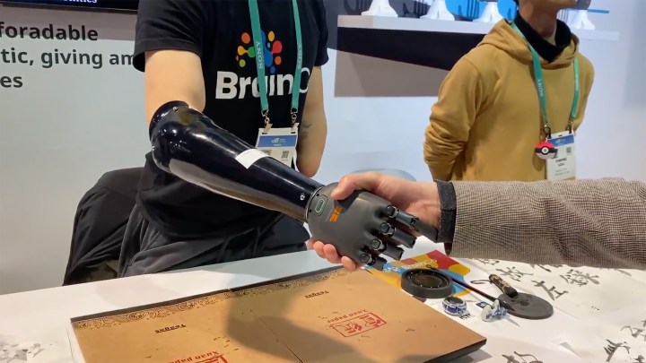 brainco dexus prosthetic arm