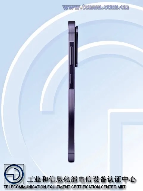 Samsung Galaxy A56 from the side.