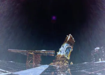 Stunning Eclipse View Captured by Blue Ghost Mission