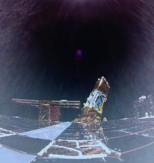 Stunning Eclipse View Captured by Blue Ghost Mission