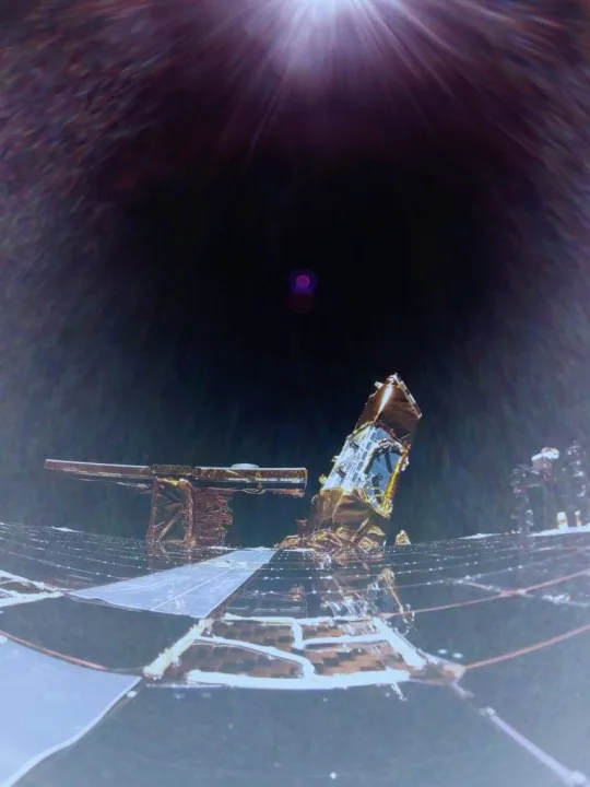 Stunning Eclipse View Captured by Blue Ghost Mission