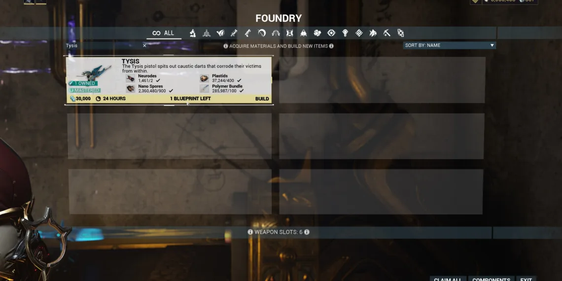 Ultimate Tysis Build Guide for Warframe