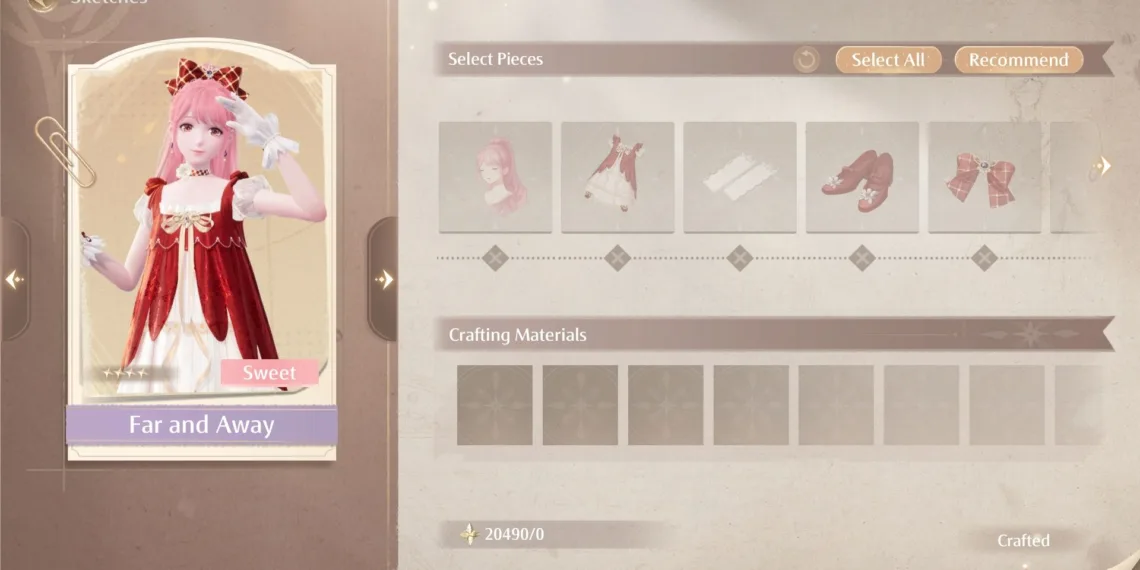 Complete Guide to Far and Away Outfit Materials in Infinity Nikki