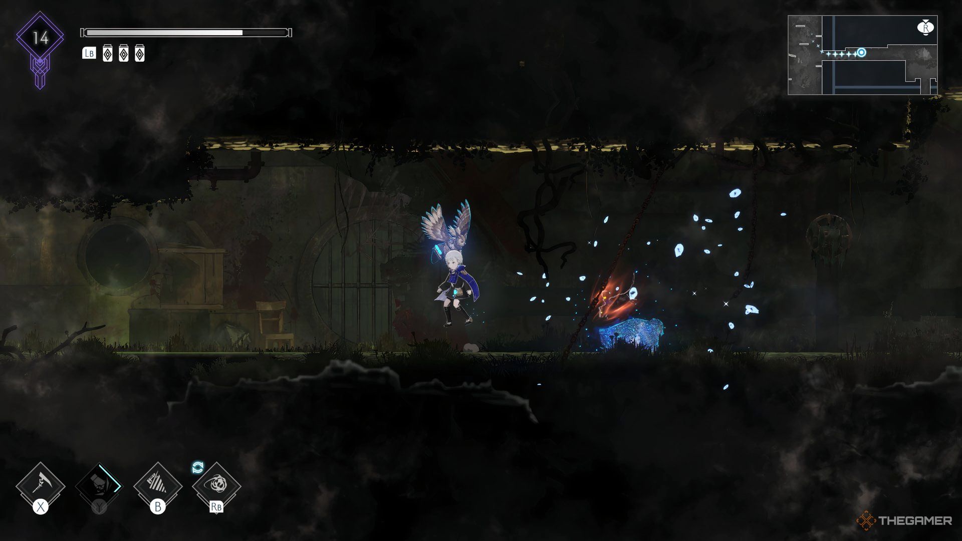 A rat leaping towards the player in Ender Magnolia.