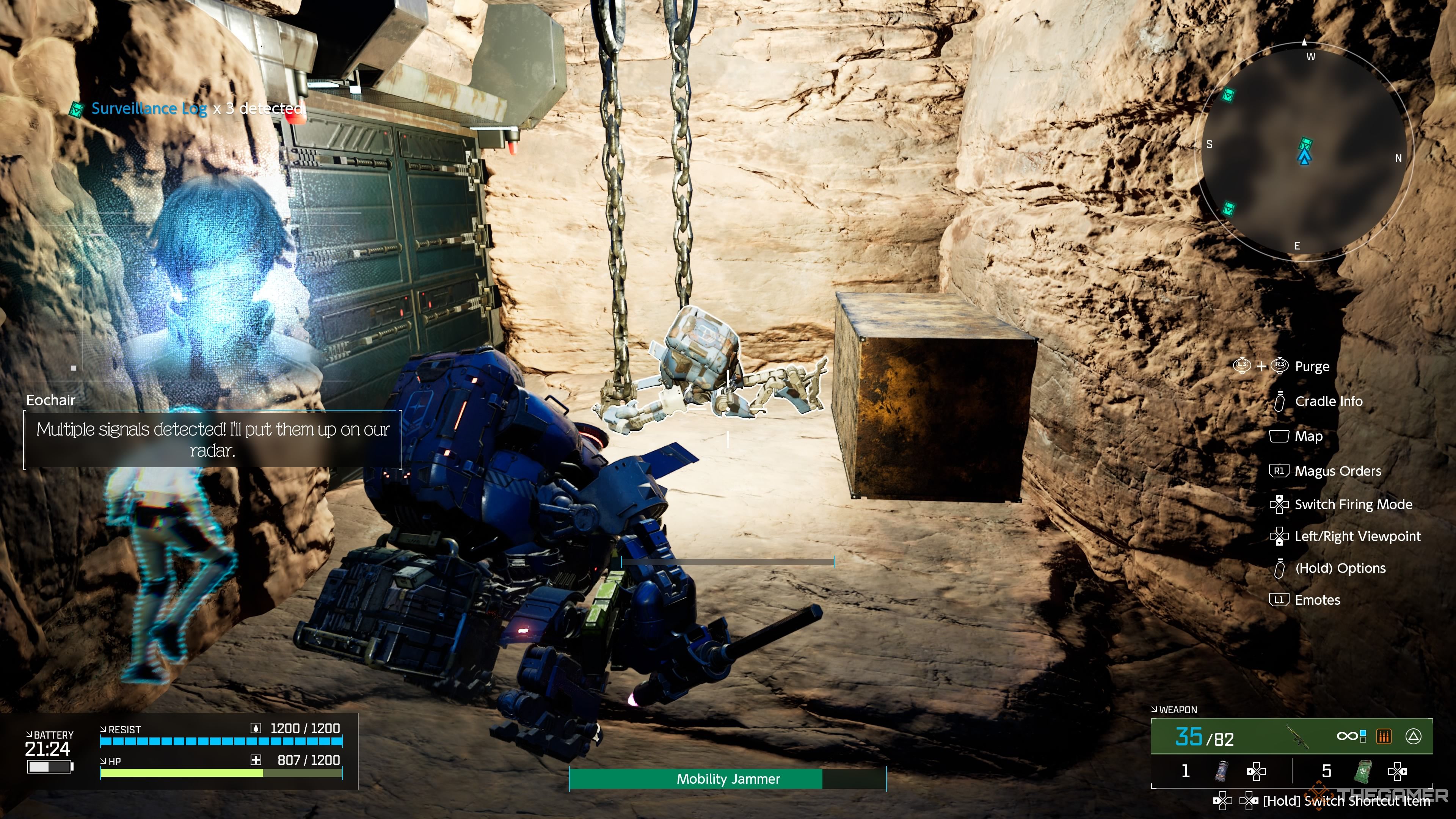 Synduality Echo of Ada mining base surveillance log 4.