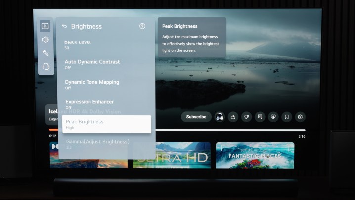 lg tv settings