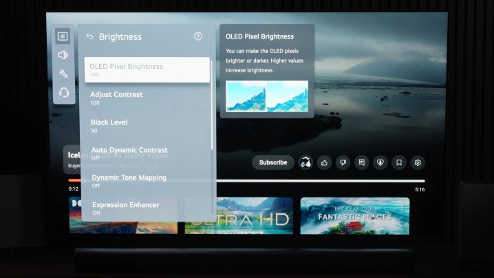 lg tv settings