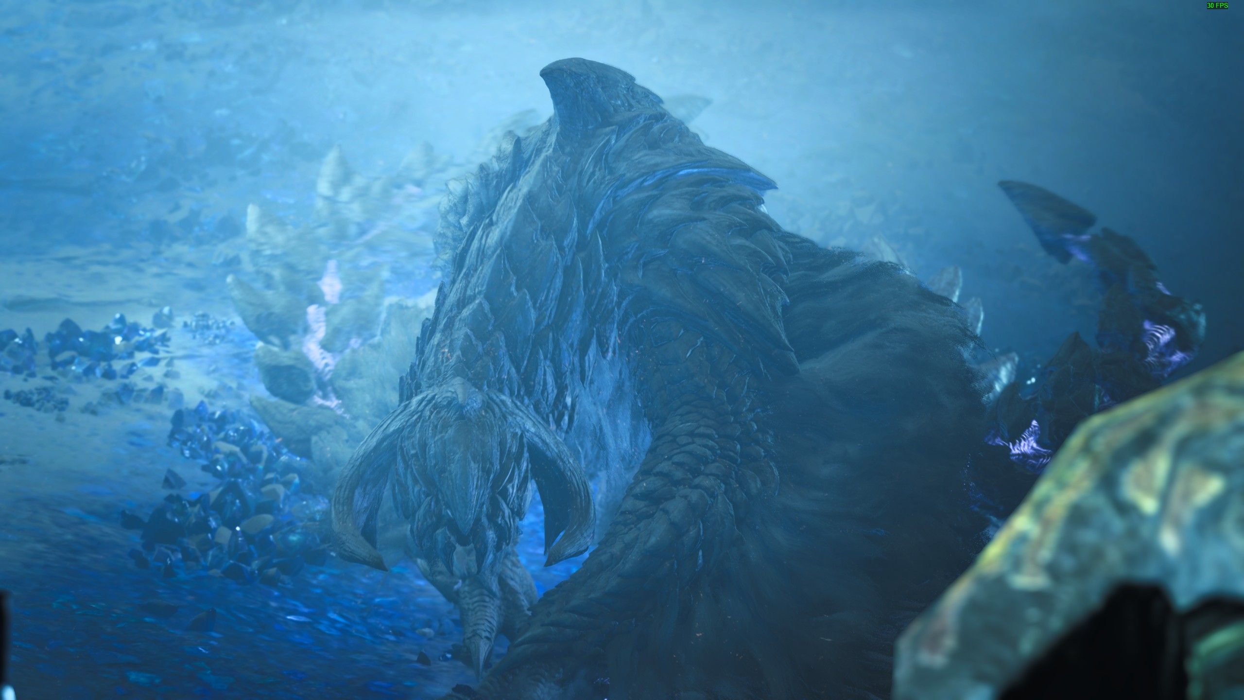 Arkveld preparing to attack in Monster Hunter Wilds.