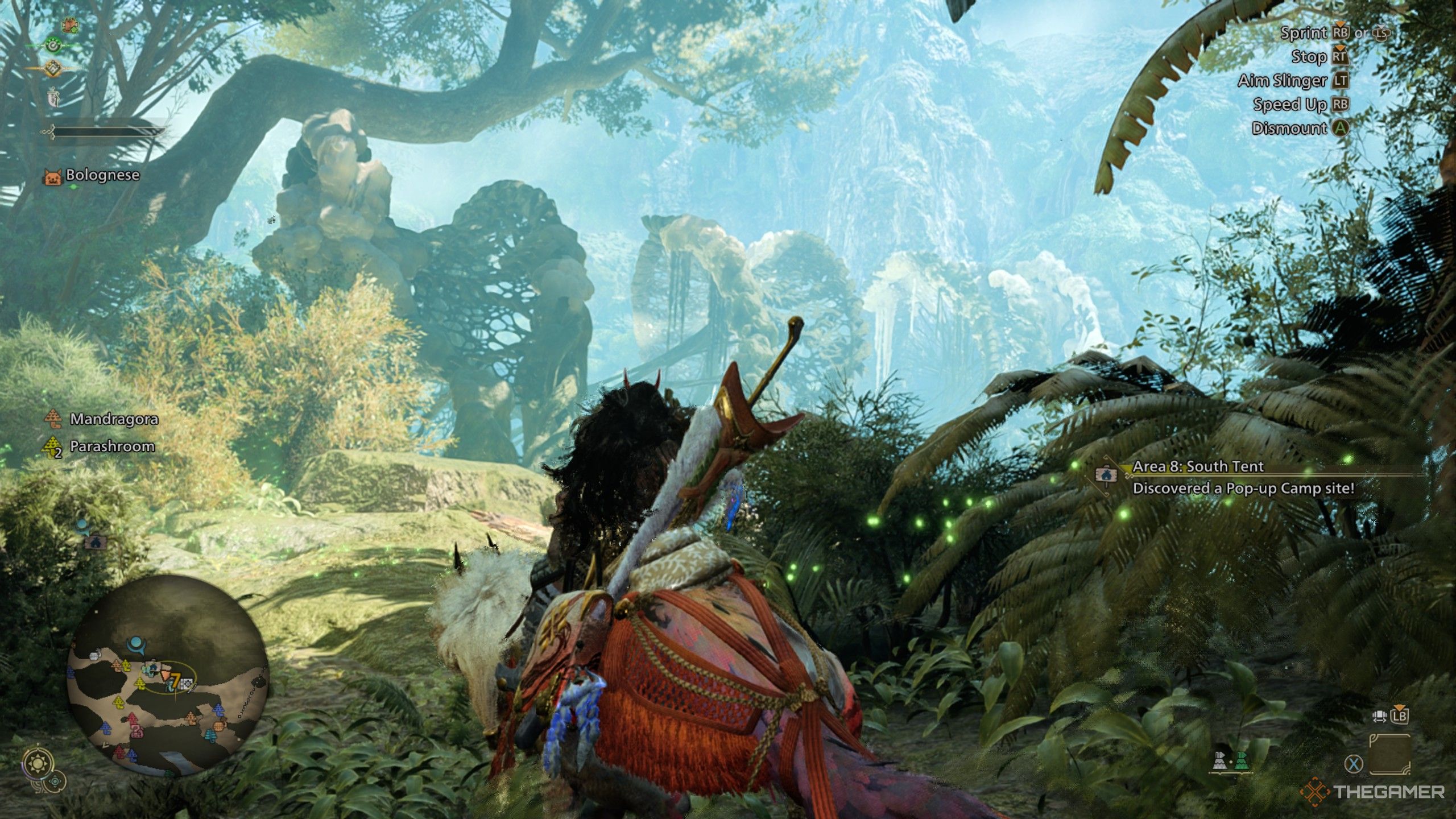 Monster Hunter Wilds pop-up camp 8 south.