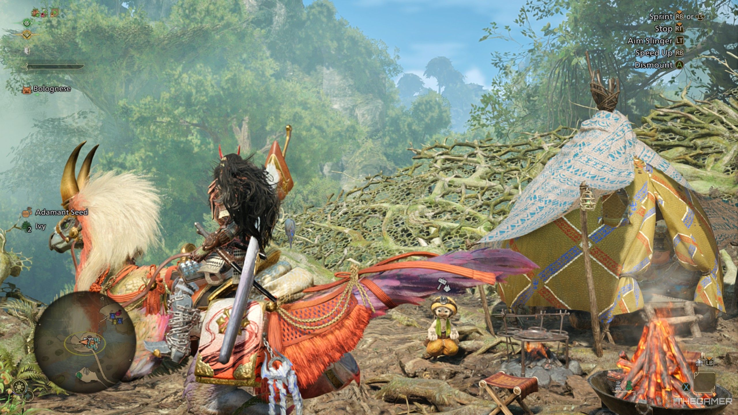 Monster Hunter Wilds pop-up camp 18 west.