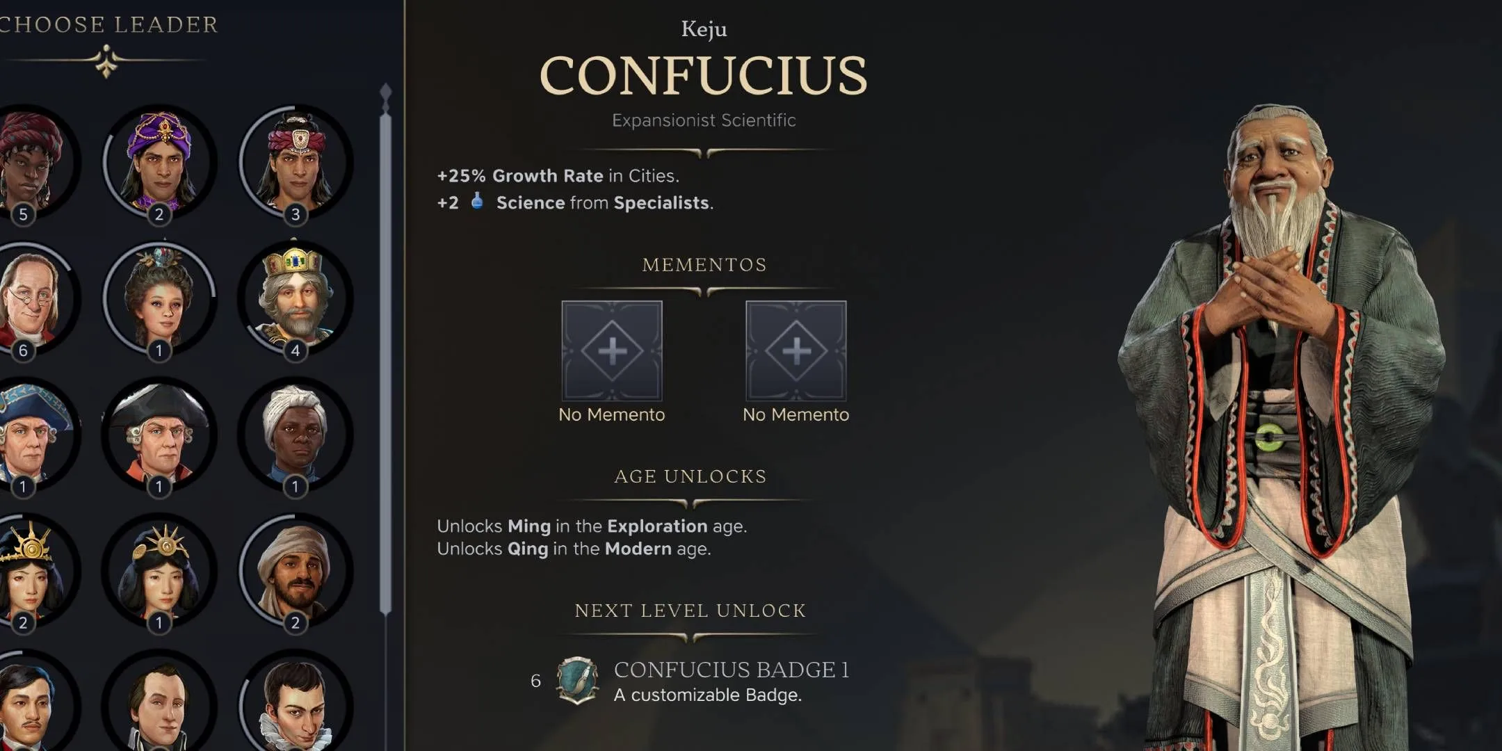 Confucius: Leadership Insights for Civ 7 Players