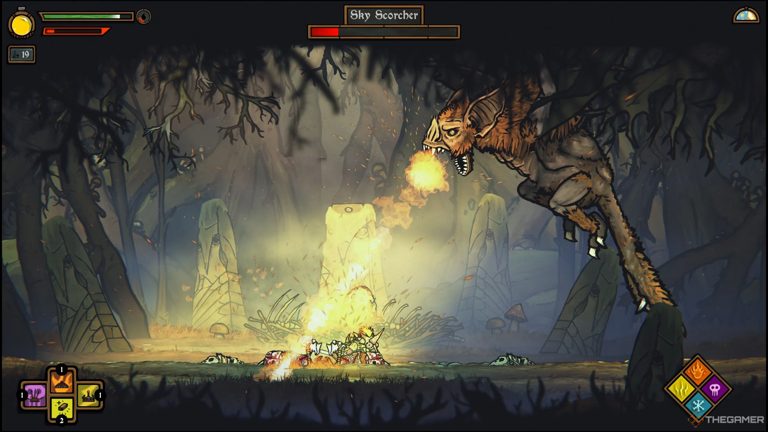 Conquer the Golden Forest Sky Scorcher in Tails of Iron 2