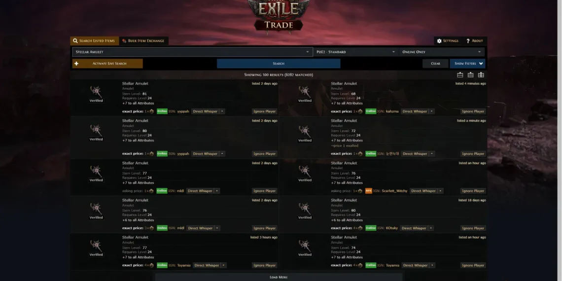 Mastering Stellar Amulet Acquisition in Path of Exile 2