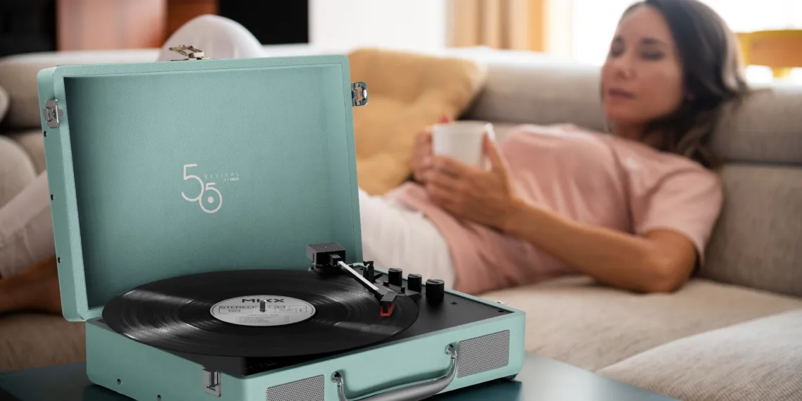 Mixx Revival 55 Suitcase Record Player Is Cute And Fun