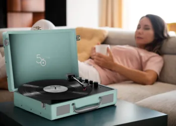 Mixx Revival 55 Suitcase Record Player Is Cute And Fun