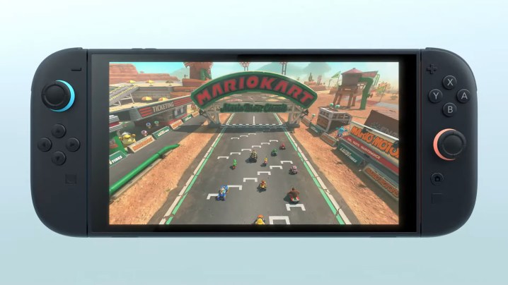 Mario Kart running on a Switch 2.