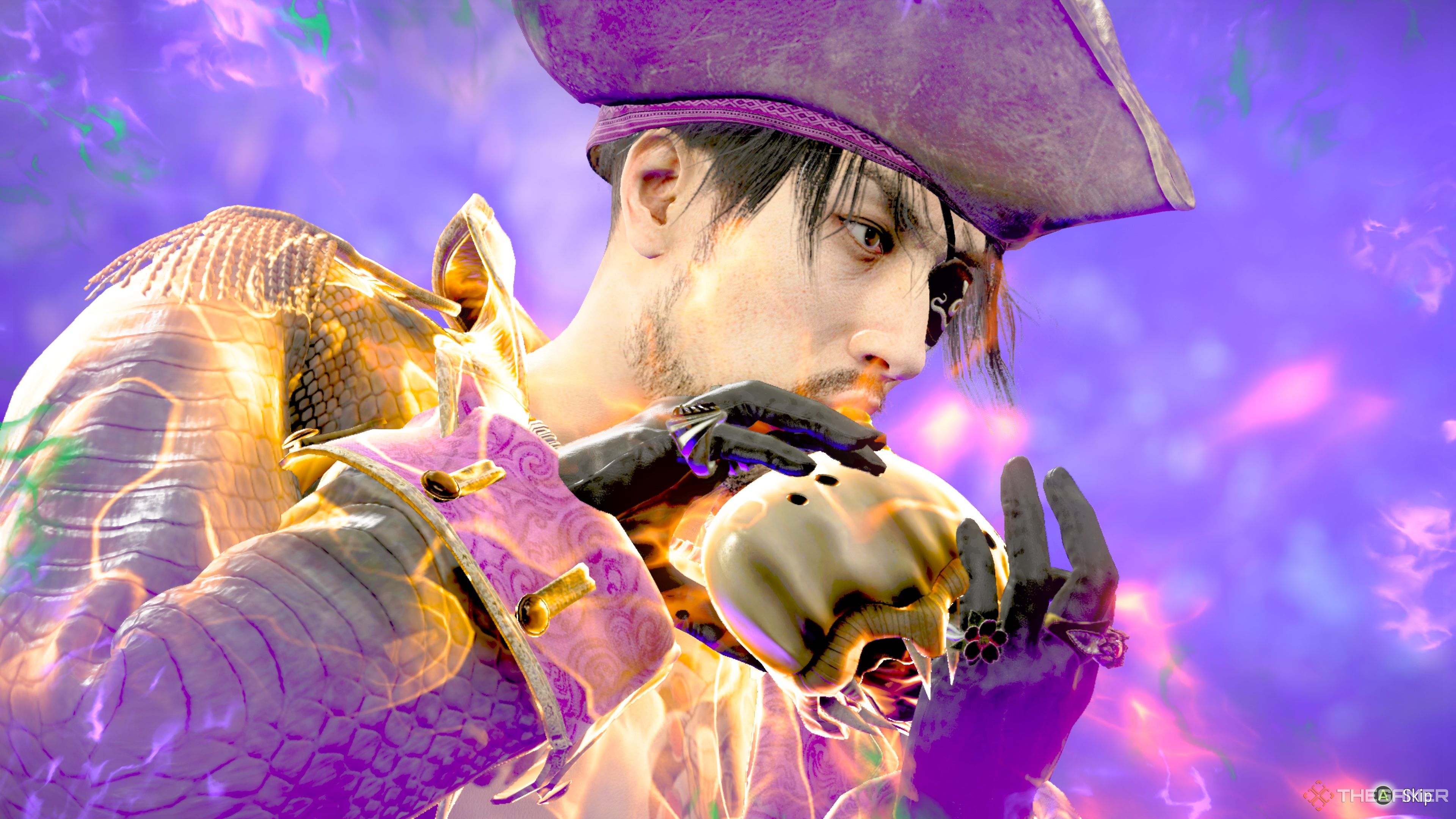 Majima plays the Dark God's Ocarina in Like A Dragon: Pirate Yakuza In Hawaii.