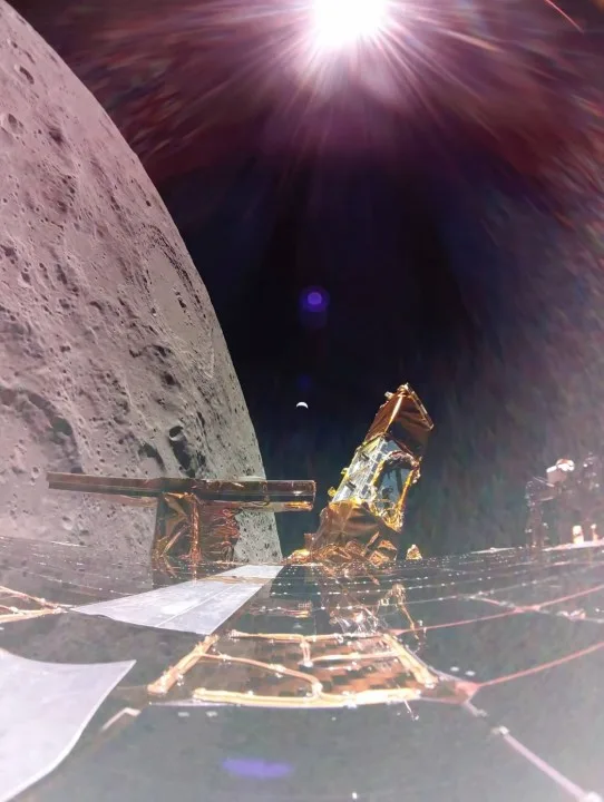 See Earth Rise And Set Behind Moon In New Blue Ghost Video