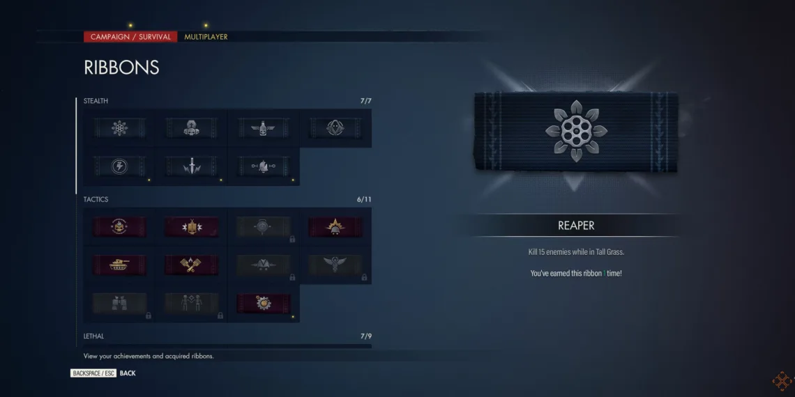 Unlocking All Stealth Ribbons in Sniper Elite: Resistance