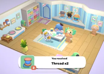 Making Friends with Tuxedosam in Hello Kitty Island Adventure