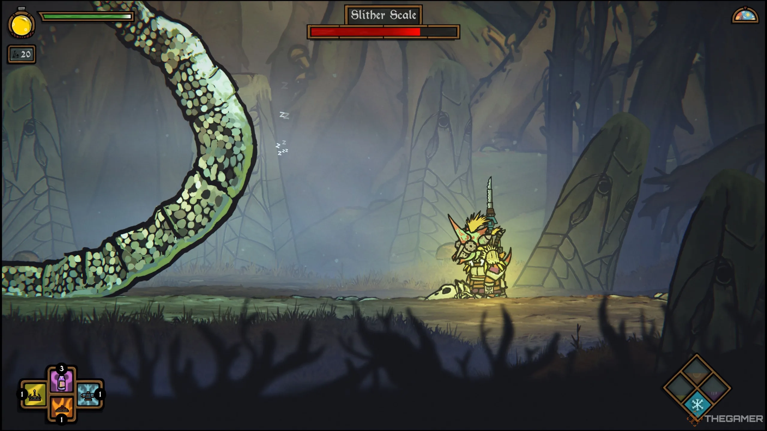 Conquering the Slither Scale in Tails of Iron 2: Winter Whiskers