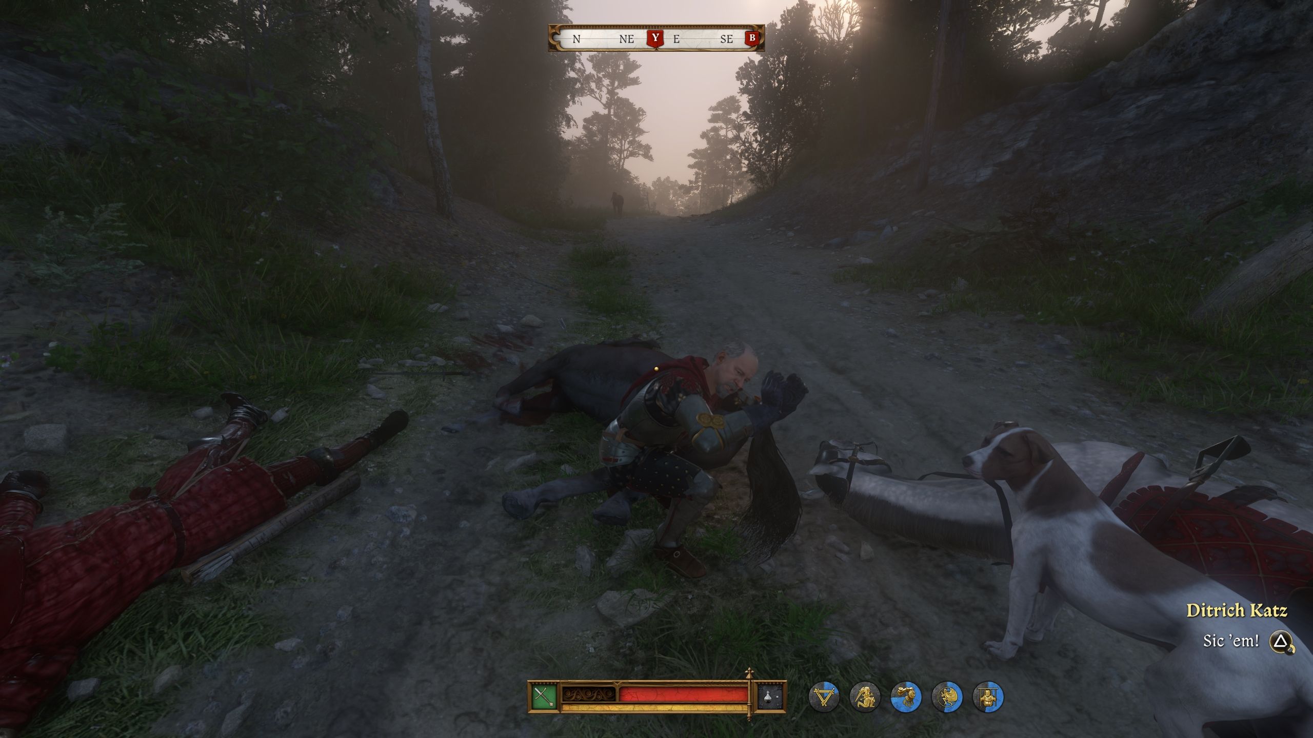 Katz appearing frightened in front of Henry - kcd2